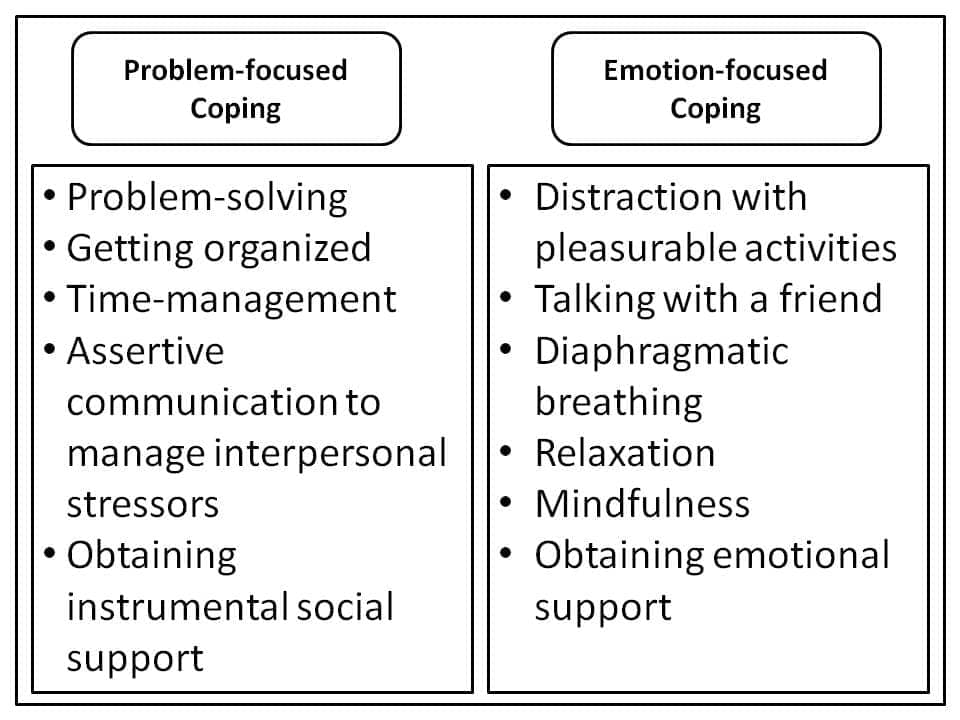 Problem Focused Coping Psychology Definition Quizlet