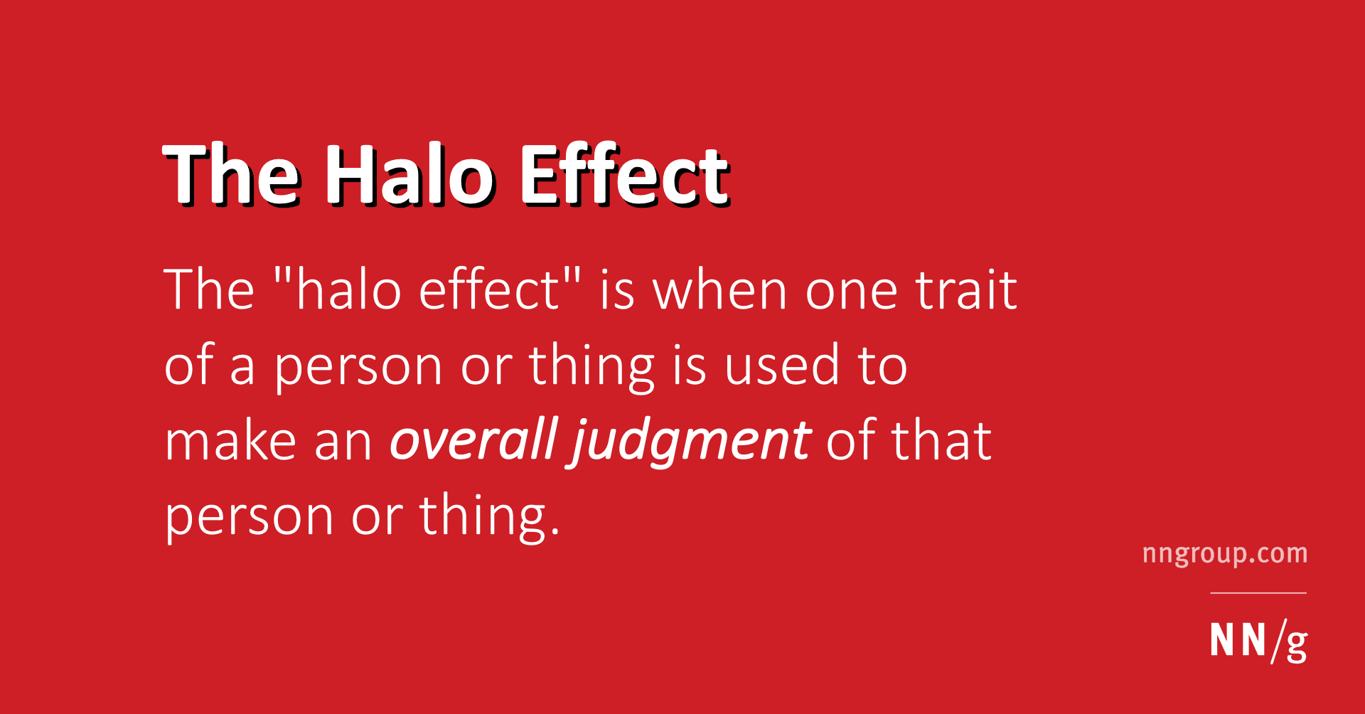 Image result for Halo effect