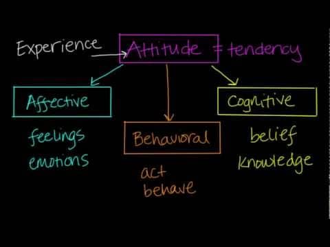 Image result for components of attitude