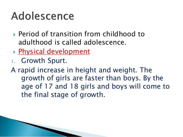 Image result for girls develop earlier than boys psychology physical growth